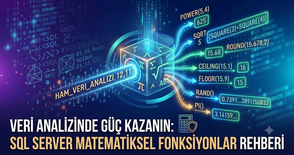 Veri Analizinde Güç Kazanın: SQL Server Matematiksel Fonksiyonlar Rehberi