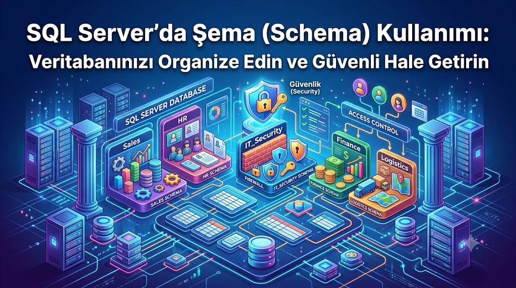 SQL Server’da Şema (Schema) Kullanımı: Veritabanınızı Organize Edin ve Güvenli Hale Getirin